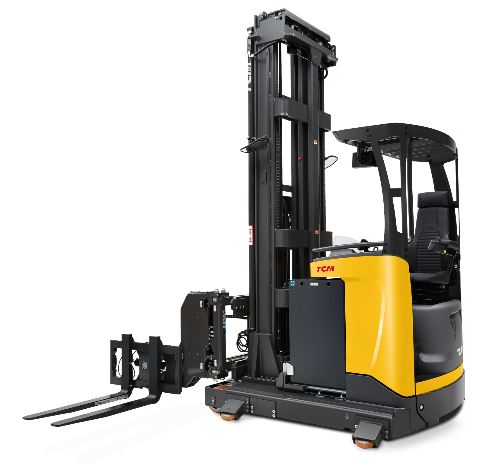TCM RTS 125 Man-Down VNA Swivel-Fork Reach Truck (180° Turret Head) (1.250 kg)