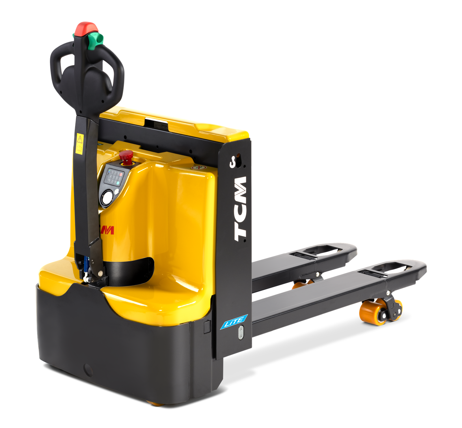 TCM PWL20-Q2 LiTE Pedestrian Powered Lithium-Ion Pallet Truck (2.000 kg)