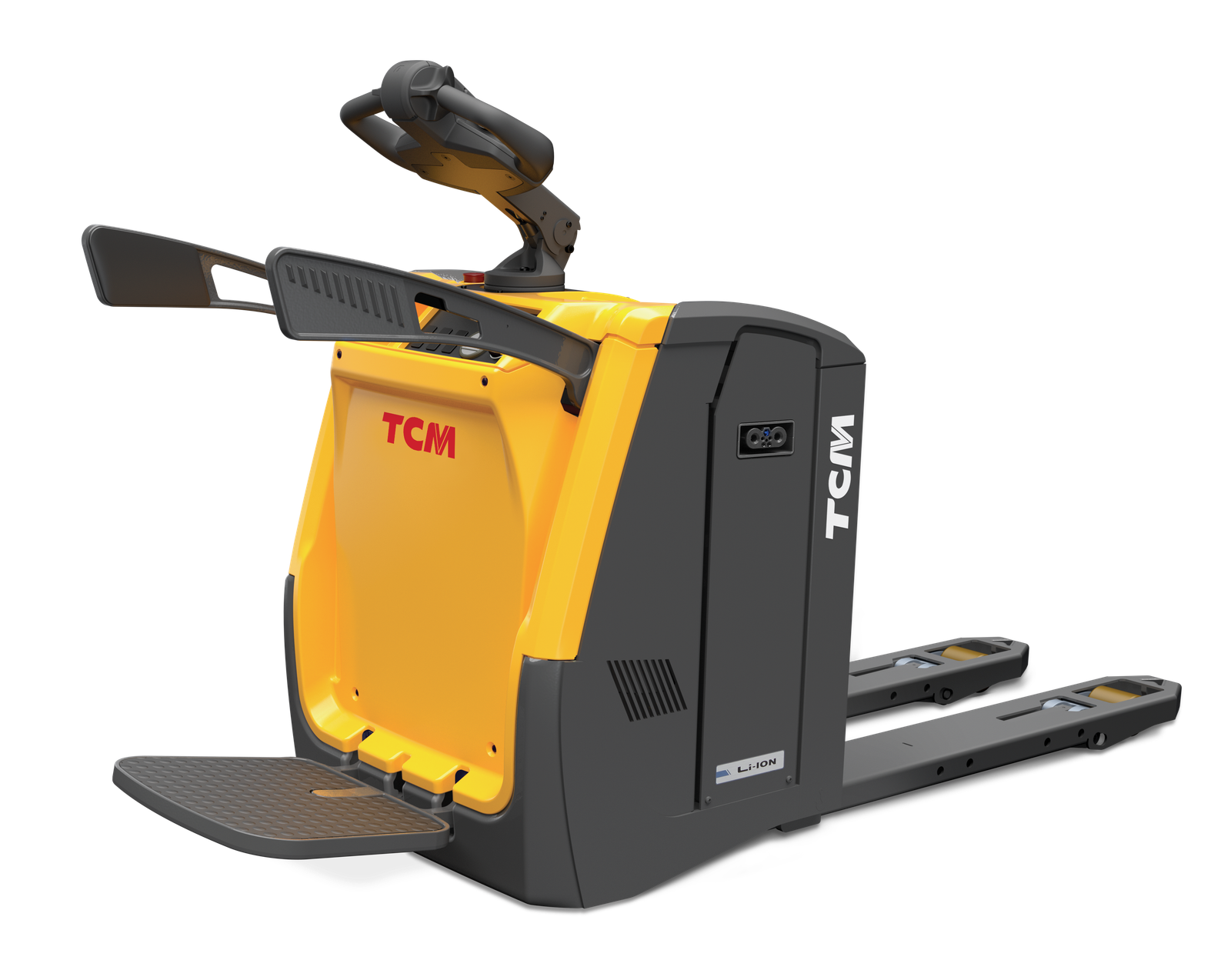 TCM PTF 250 Power Pallet Truck with Foldable Rider Platform (2.500 kg) Indonesia