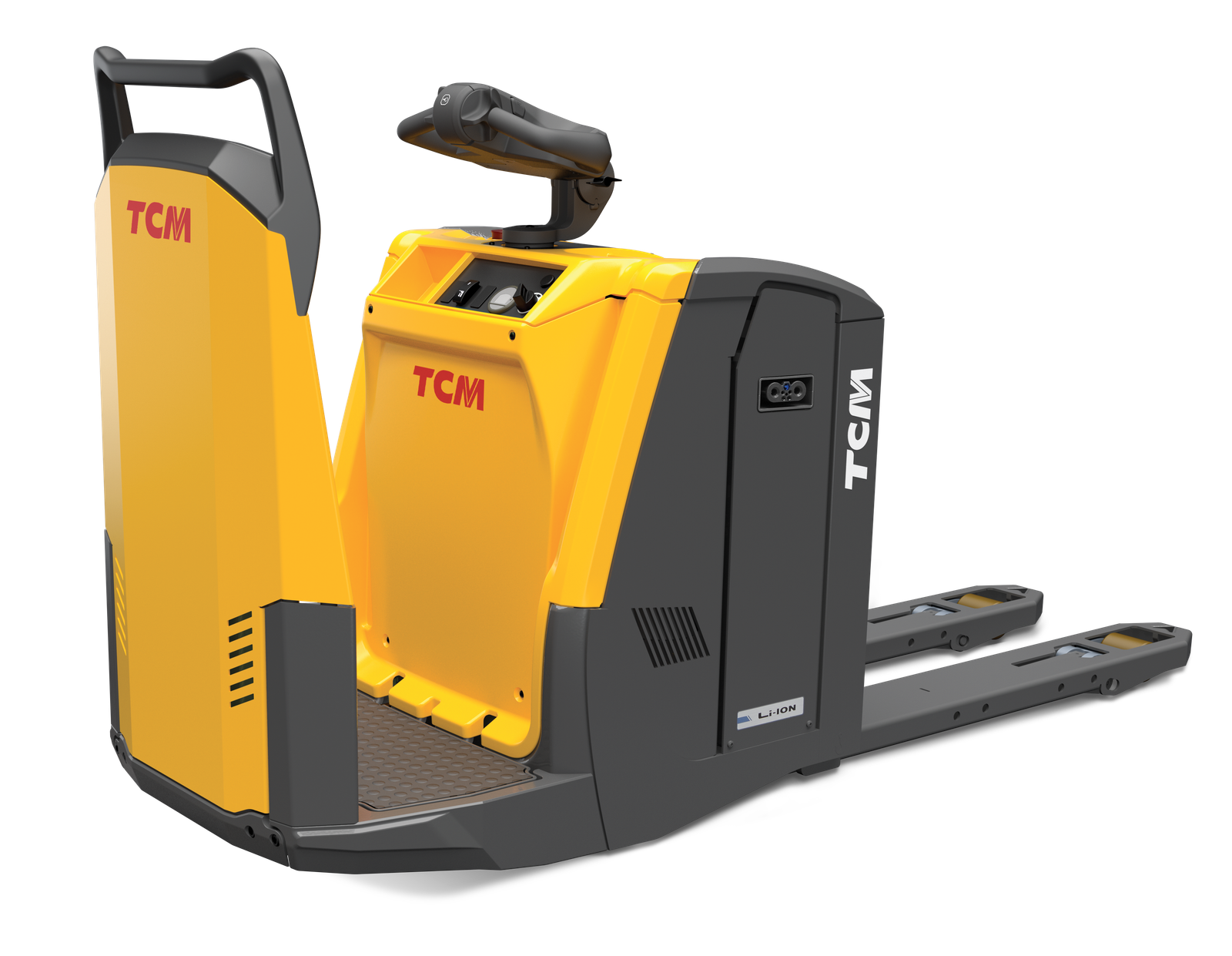 TCM PTP/S 200 Power Pallet Truck with Side-Entry Fixed Platform (2.000 kg)