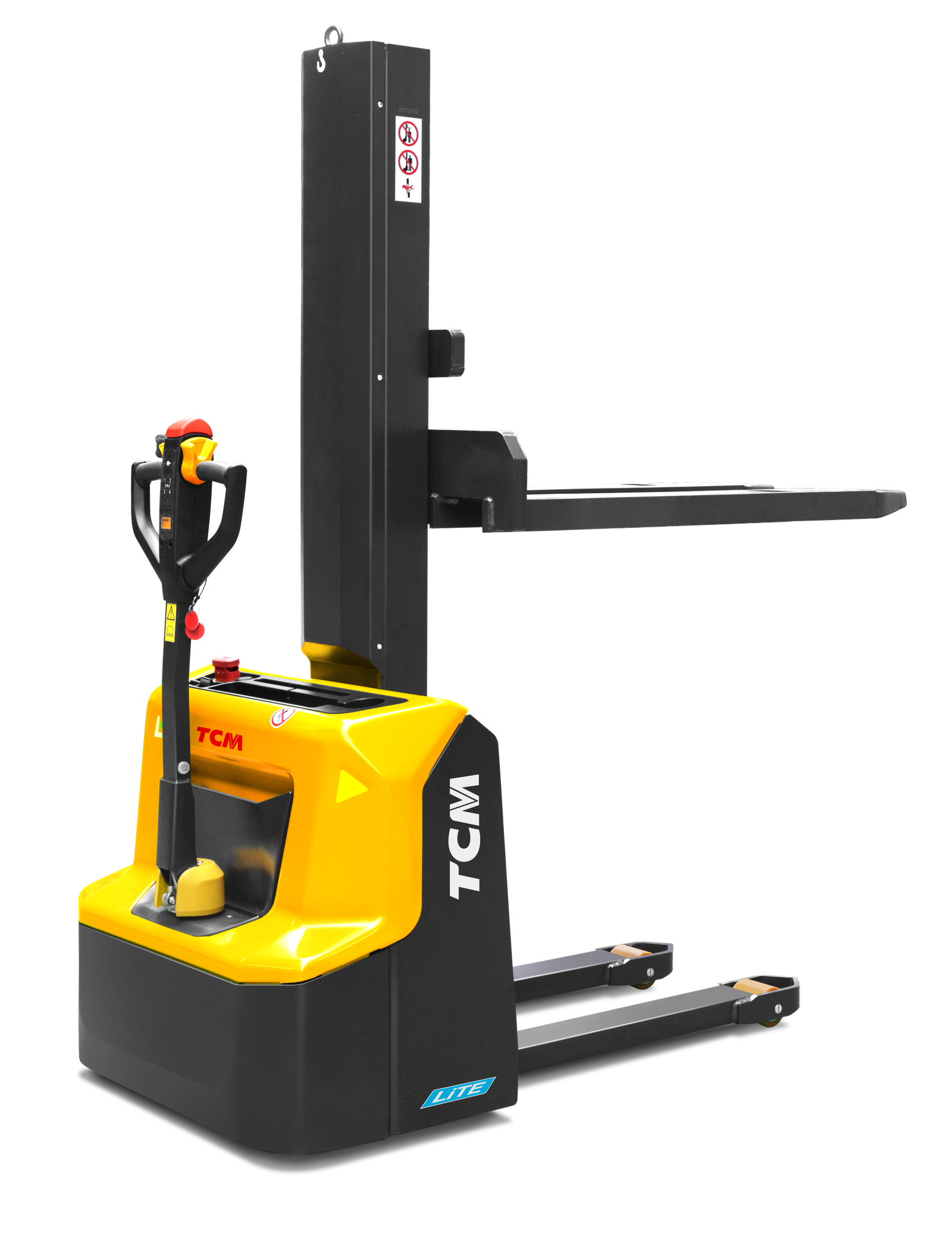 TCM PSL12M-Q2 LiTE Mono-Mast Pedestrian Lithium-Ion Stacker (1.200 kg)