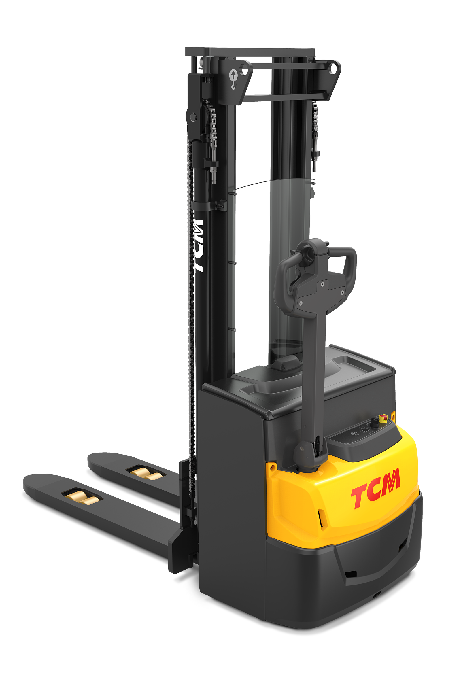 TCM SPR16W-N3 Pedestrian Pallet Stacker with Foldable Platform (1.600 kg) Indonesia