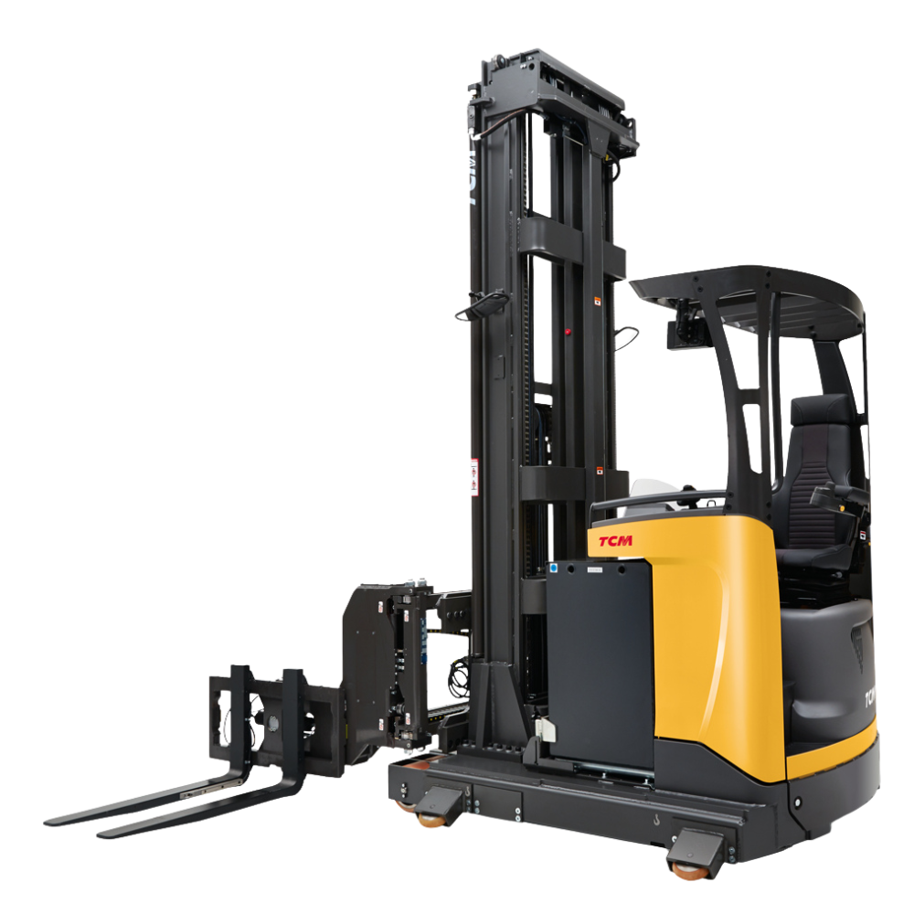 TCM VTU 150XL Extra-High-Bay Man-Up VNA Combi Turret Truck (19m Lift) (1.500 kg) - Tampilan 2
