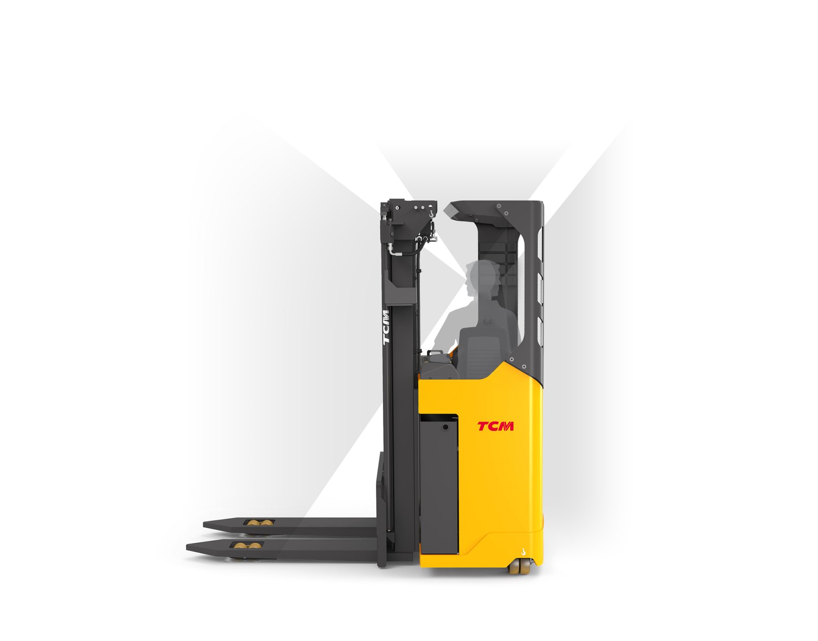 TCM SSO20-N2 Sit-On Heavy-Duty Stacker Truck (2.000 kg) - Tampilan 3