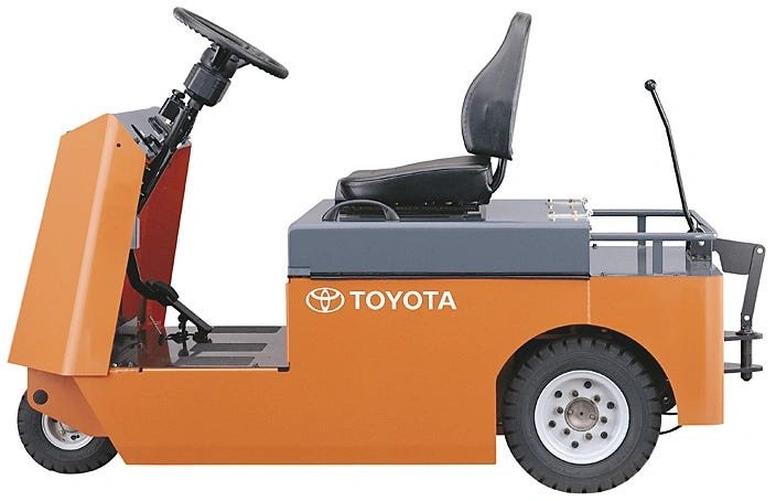 Toyota battery Powered Sit down type Tugger, 4.0t tow weight (CBT4)
