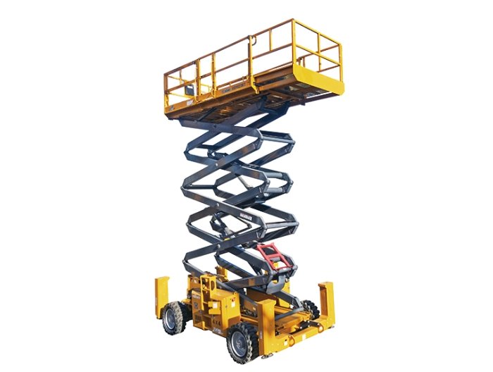XCMG XG1523RT-AS Engine Powered-Rough Terrain Scissor Lift Indonesia