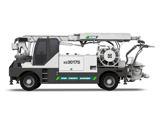 XCMG XS3017S Truck-Mounted Concrete Spraying Machine Indonesia