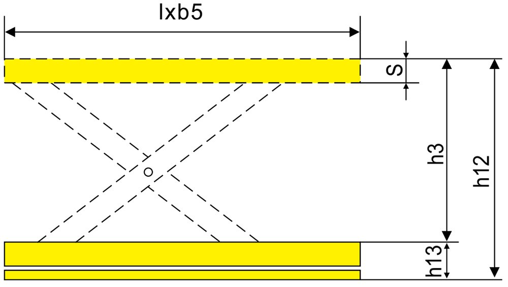 Xilin DG03 Lift Table (1.000 kg) - Tampilan 2