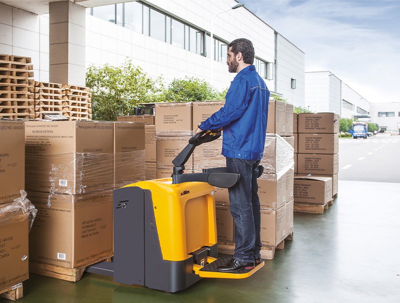 Xilin CBD20R-II Electric Rider Pallet Truck (2.000 kg) - Tampilan 7